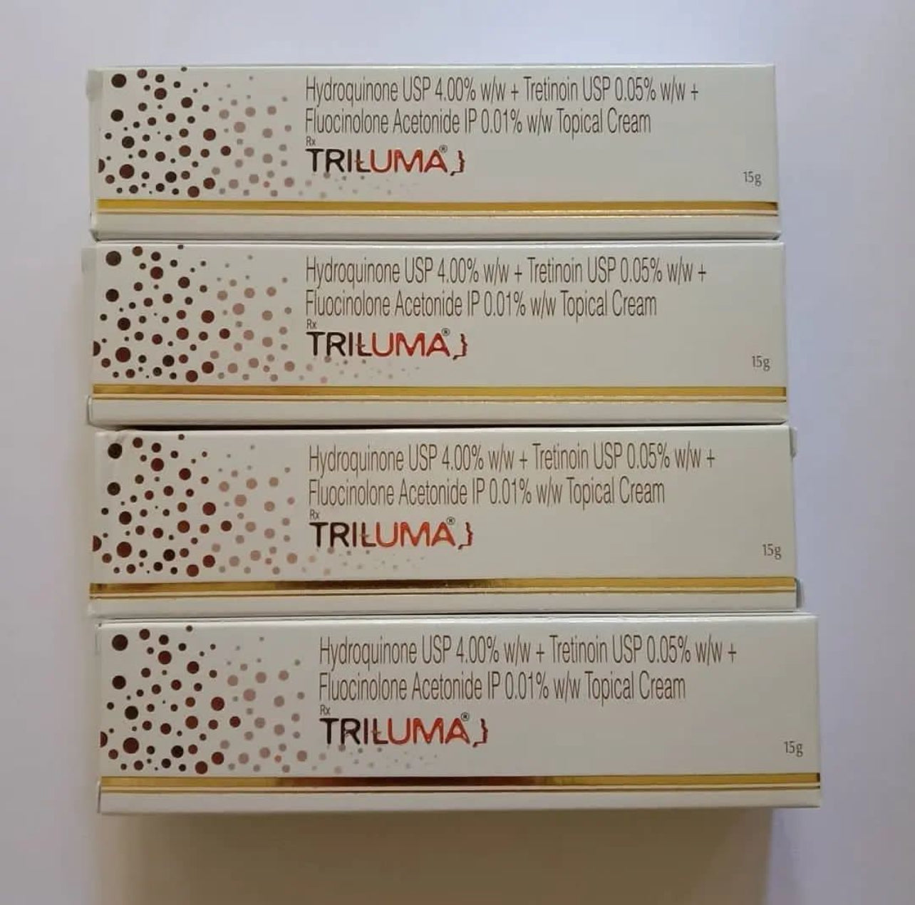 TriLuma hydroquinone + tretinoin Cream for Dark Spots on Face  – Age Spot, Sun Spot, and Melasma