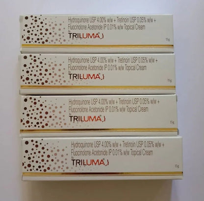 TriLuma hydroquinone + tretinoin Cream for Dark Spots on Face  – Age Spot, Sun Spot, and Melasma