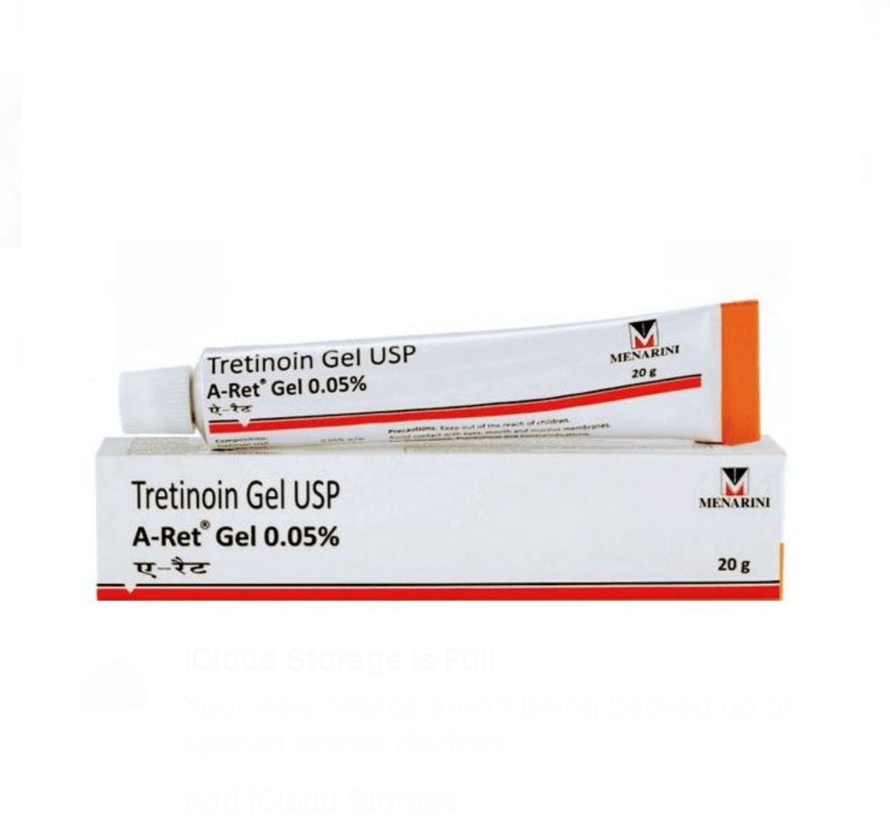 TRETINOIN GEL 0.025%, 0.05%, 0.1% Repairs Fine Lines & Wrinkles, Scar Treatment, Age and Sun Spots, Anti-Aging